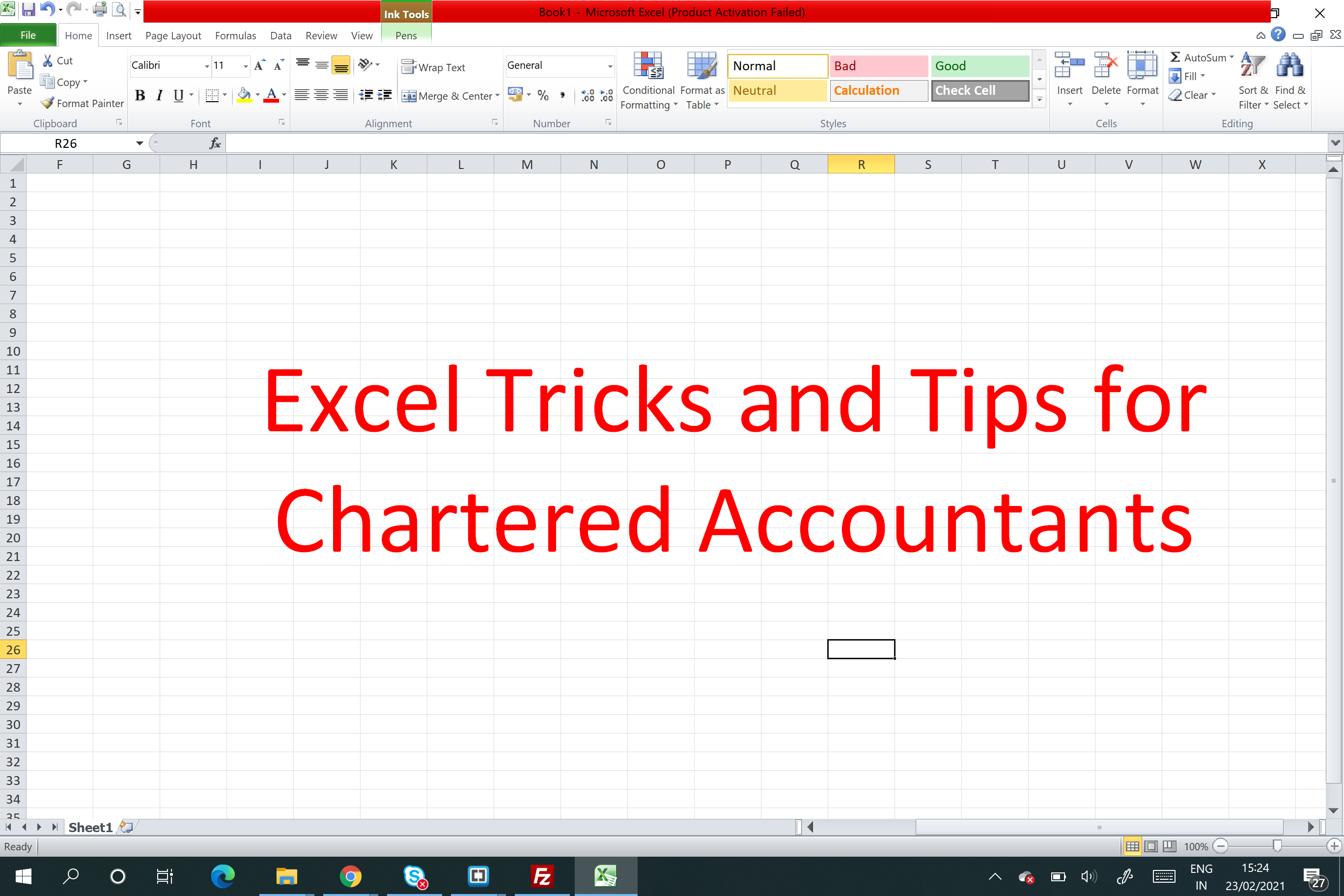 Be Super CA with these Excel tricks and Tips