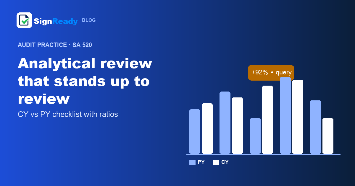 Analytical review (SA 520) — guide banner